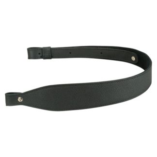 Black Garment Leather Rifle Sling - SNG20-BLK