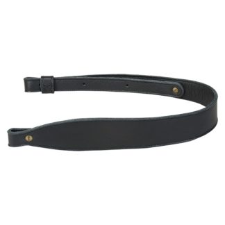 Black Garment Leather Rifle Sling - SNG20SS-BLK