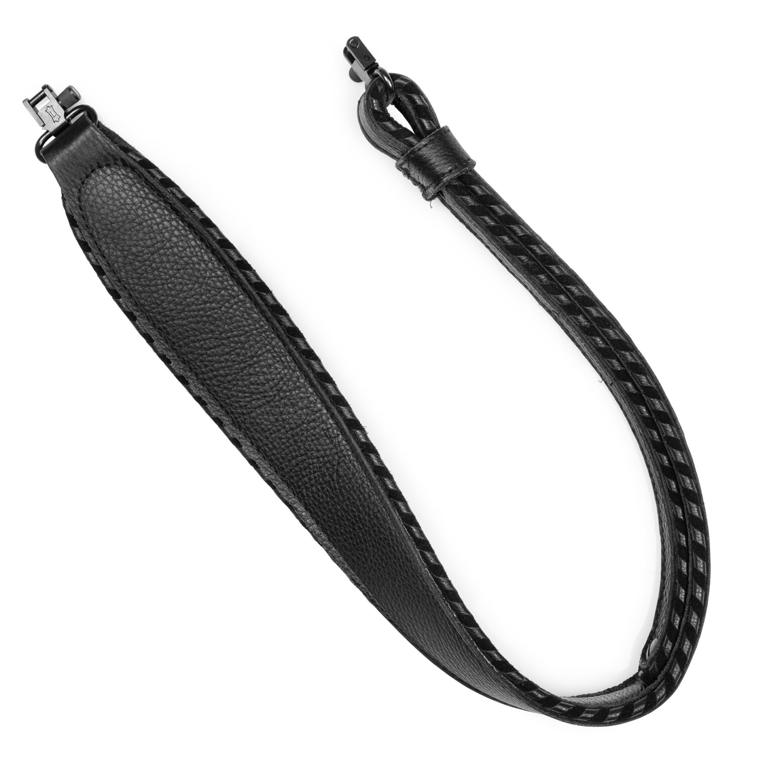 Black Garment Leather Rifle Sling SNG20PPSBLK